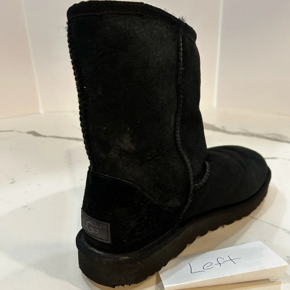 UGG Black Short Winter Boots